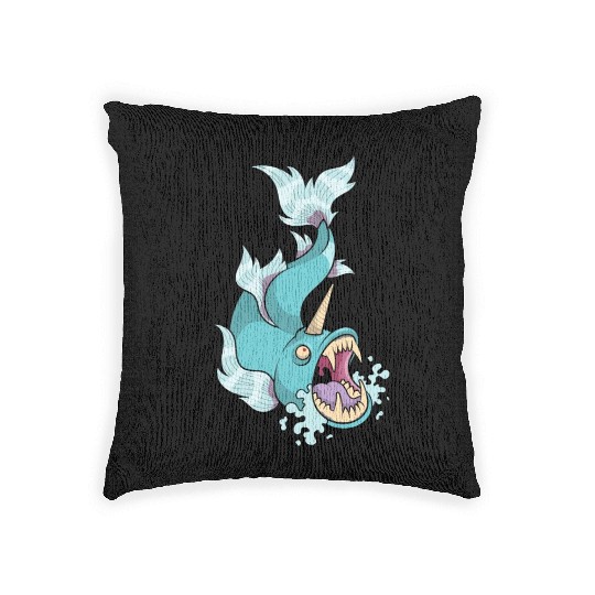 Unicorn Fish Woven Pillows