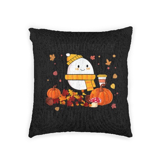 Humpty Dumpty Had A Great Fall Thanksgiving Autumn Woven Pillows