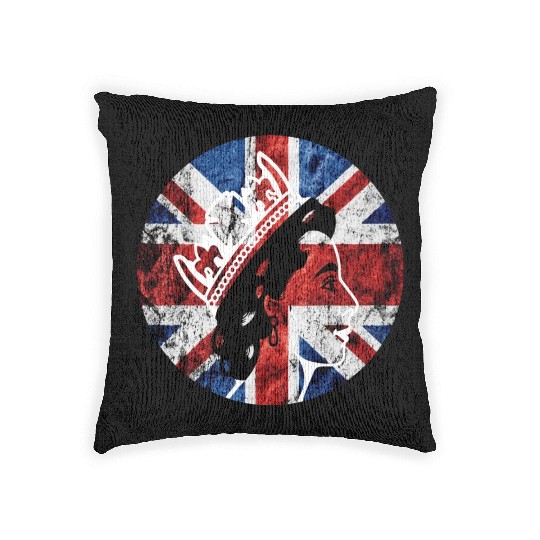 Queen Elizabeth II Rest in Peace Elizabeth Woven Pillows