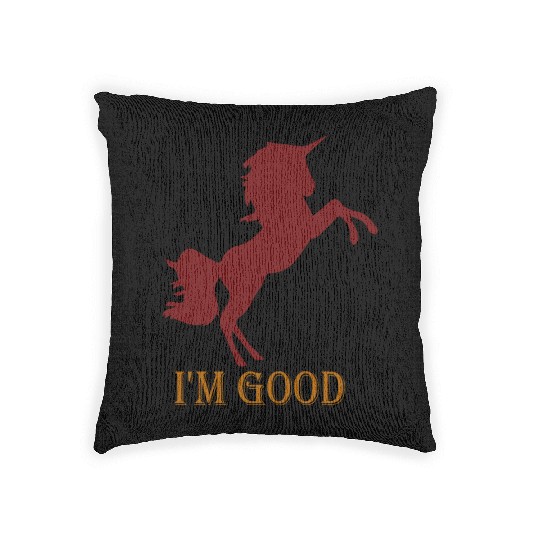 I'm fine Woven Pillows