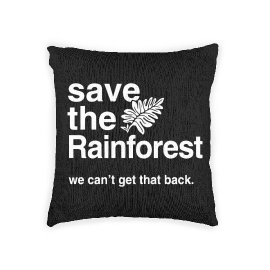 Save the Amazon Rainforest Woven Pillows