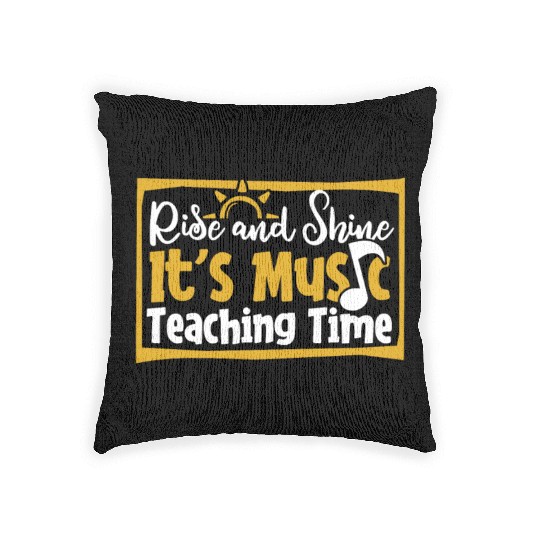 Music Teacher Woven Pillows