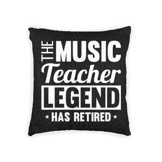 Music Teacher Woven Pillows