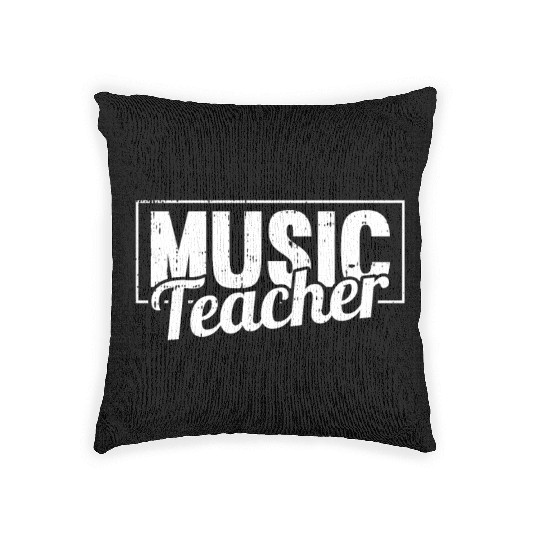 Music Teacher Woven Pillows