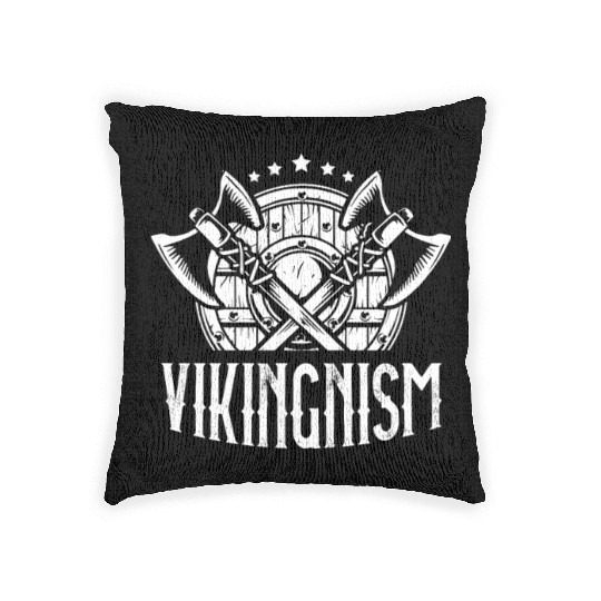 Vikingnism Scandinavian Pagan Norsemen Viking Woven Pillows