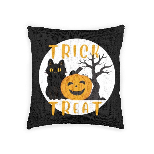 Trick or Treat Woven Pillows
