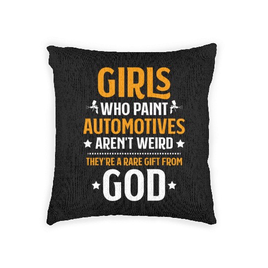 Automotive Painter Car Painter Vehicle Painter Woven Pillows