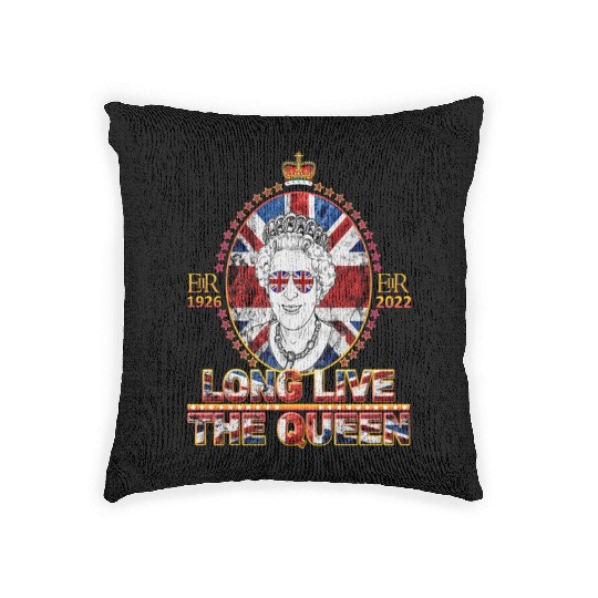 Queen Elizabeth II Rest in Peace Elizabeth Woven Pillows