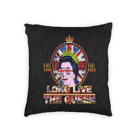 Queen Elizabeth II Rest in Peace Elizabeth Woven Pillows
