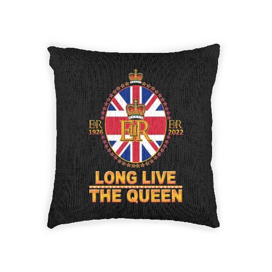 Queen Elizabeth II Rest in Peace Elizabeth Woven Pillows