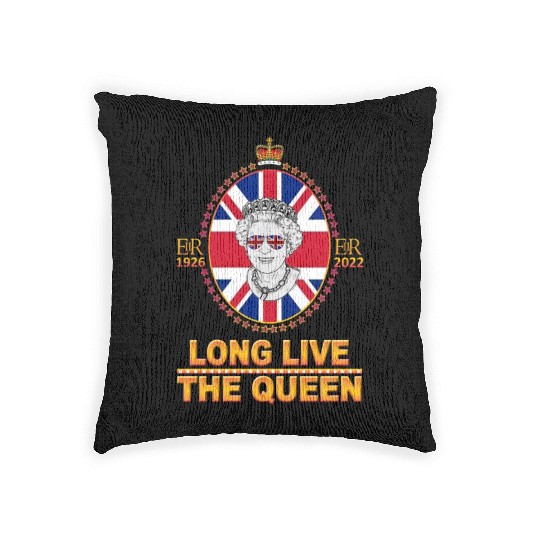 Queen Elizabeth II Rest in Peace Elizabeth Woven Pillows