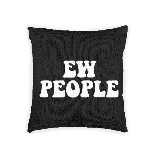 EW. People. Woven Pillows