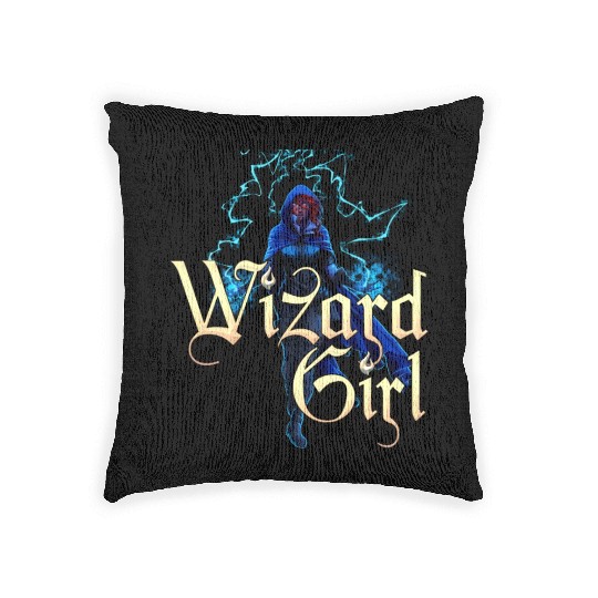 Wizard Girl Woven Pillows