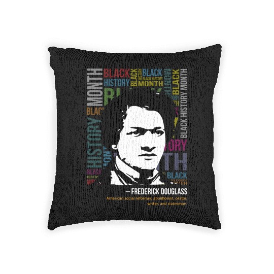 Frederick douglass Woven Pillows