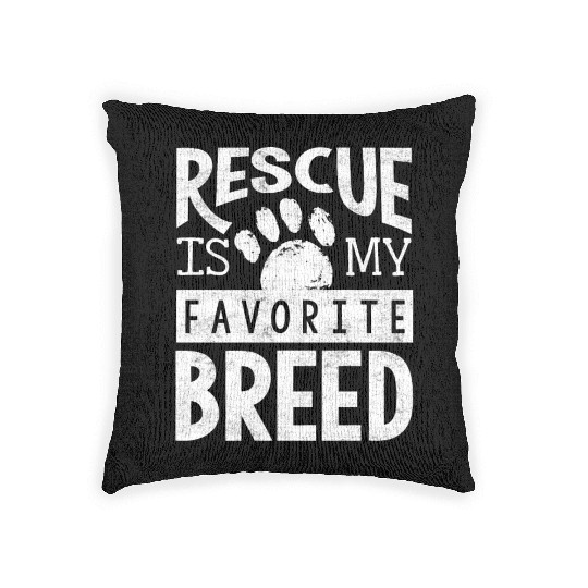 Dog rescue, Dogs, Dog Woven Pillows