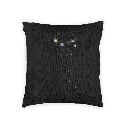 Jellyfish Galaxy Woven Pillows