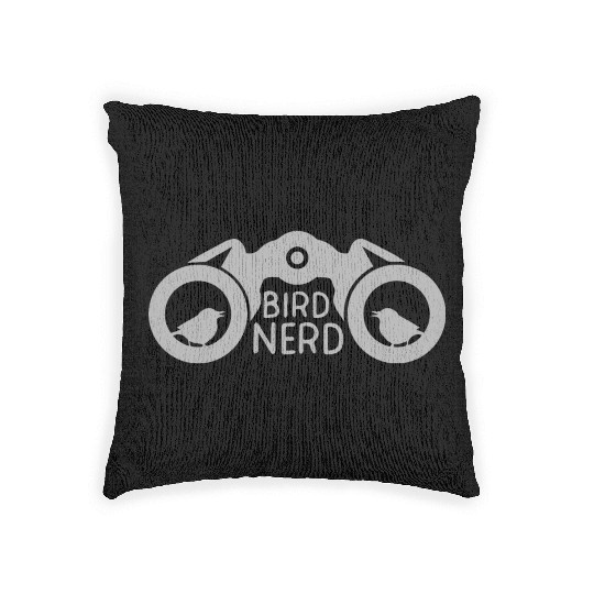 Bird Nerd Woven Pillows