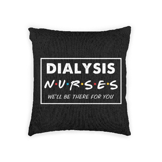Dialysis Nurse Woven Pillows