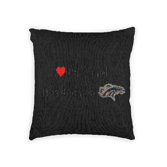 I Love Cats and The Broncos Woven Pillows
