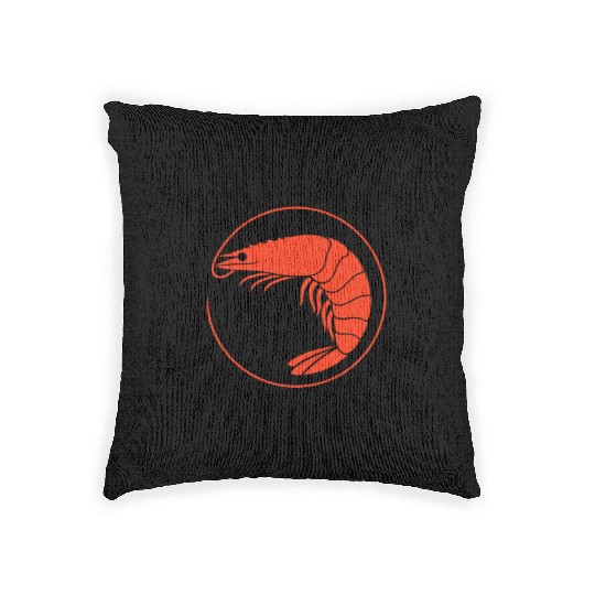Shrimp Whisperer - fishing lover Woven Pillows