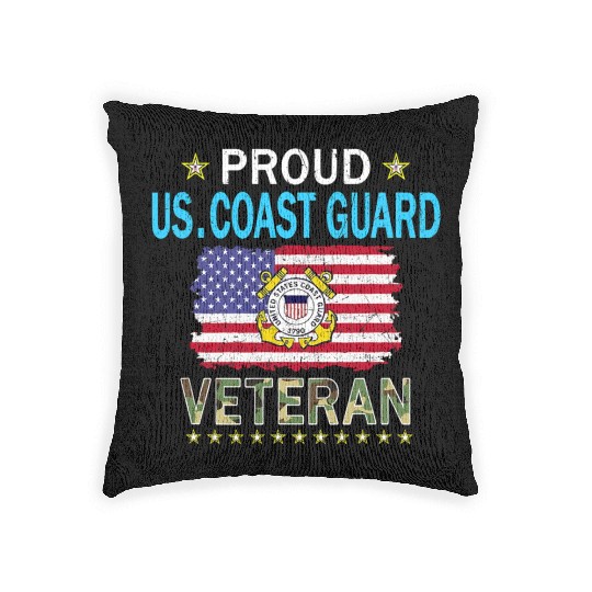 Coast Guard Veterans Day Us Coast Woven Pillows