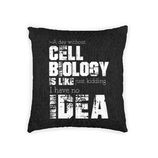 Cell biology Woven Pillows