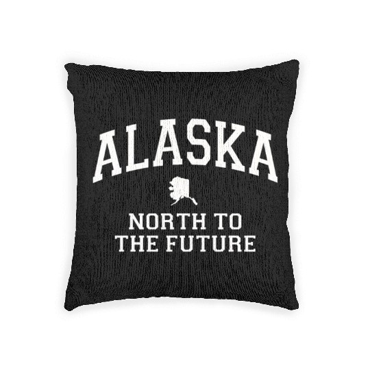 Alaska Woven Pillows Men's Women Children USA North Pole