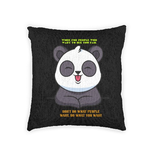 Panda Woven Pillows