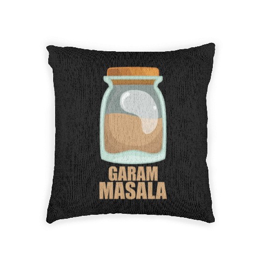 Garam Masala Spice Flavor Food Cooking Woven Pillows
