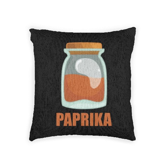 Paprika Spice Flavor Food Cooking Woven Pillows