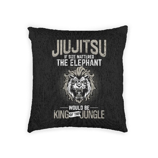 Brazilian Jiu Jitsu Leo Grappling BJJ MMA Jiu-Jits Woven Pillows