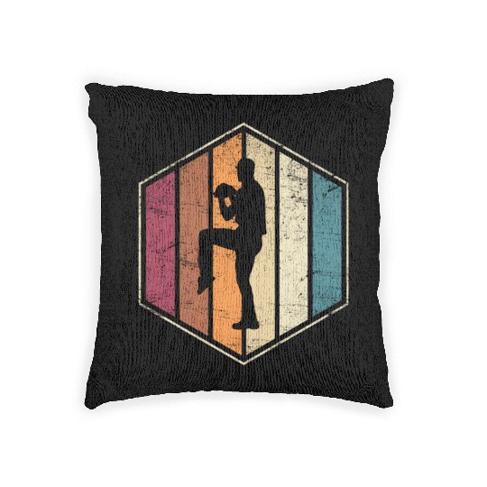 Baseball Pitcher Pitching Closer Relief Softball L Woven Pillows