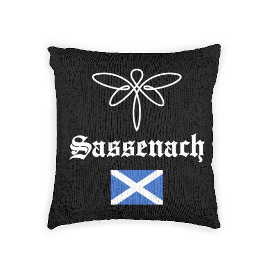 Sassenach Outlander Celtic Gaelic Dragonfly Woven Pillows