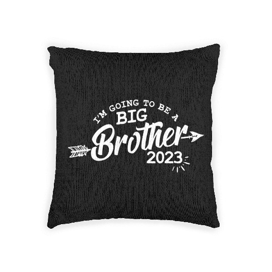 Big Brother 2023 - Bro to be Baby Pregnancy Kids Woven Pillows