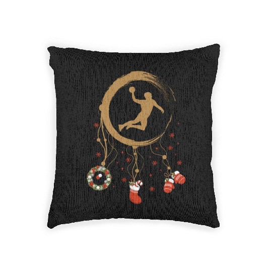 Winter dreamcatcher Christmas Handball Woven Pillows