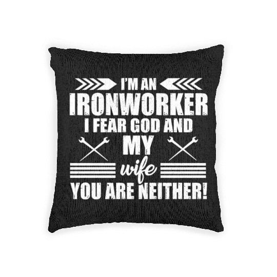 Great Ironworker Woven Pillows