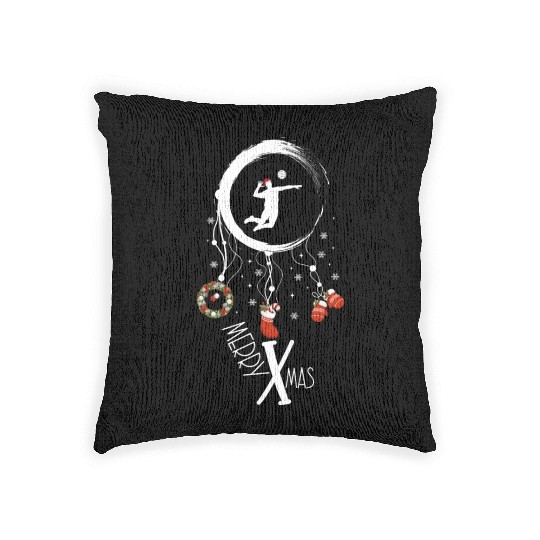 Winter dreamcatcher Christmas Volleyball Woven Pillows