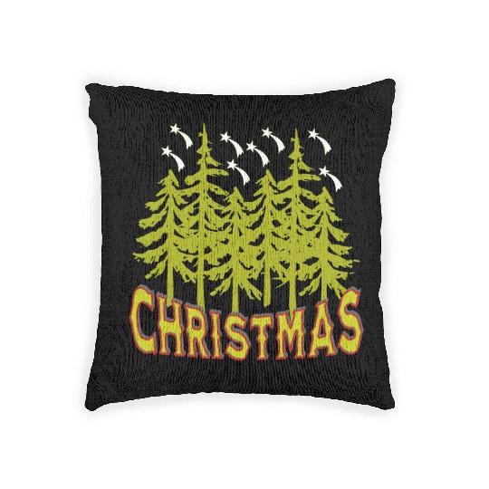 Happy Hallothanksmas Funny Christmas, Classic Woven Pillows