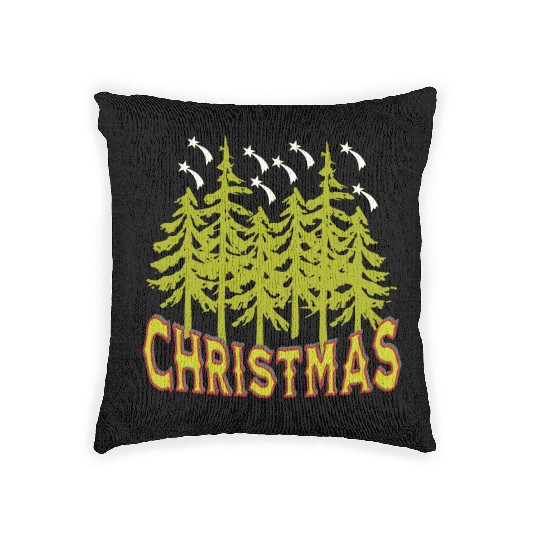Happy Hallothanksmas Funny Christmas, Classic Woven Pillows