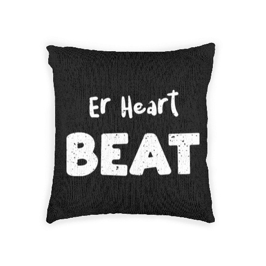 He Heart Beat - Doctor Woven Pillows