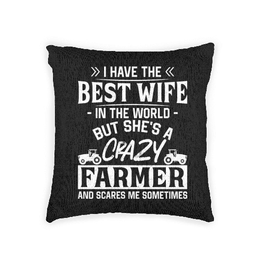Farming Farmer Wife Vintage Woven Pillows
