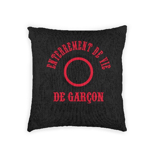 Bachelor Party 2023 - groom Game Over Wedding Woven Pillows