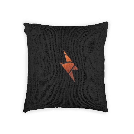 Game Day Basketball Lightning Bolt Woven Pillows