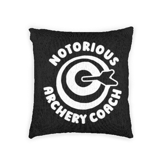 Archery Archery Coach Woven Pillows