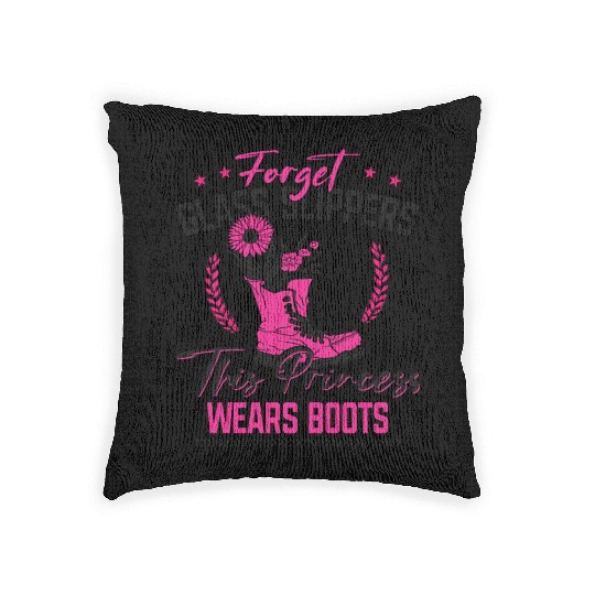 Farming Farmer Girl Female Forget Woven Pillows