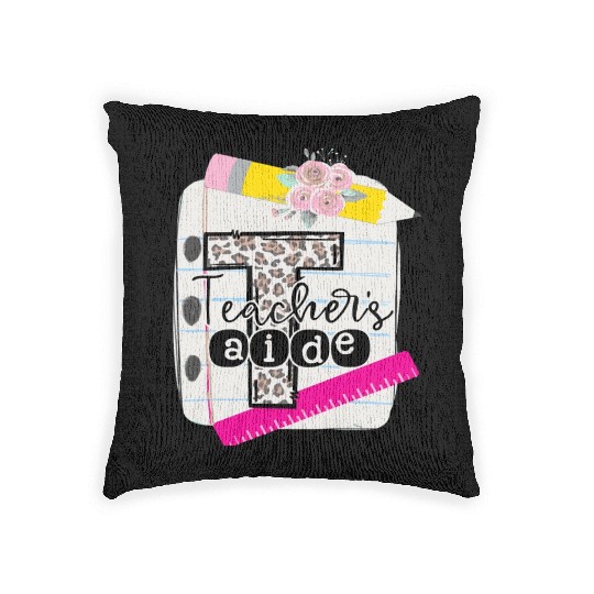 Teachers Aide Teacher Assistant Woven Pillows