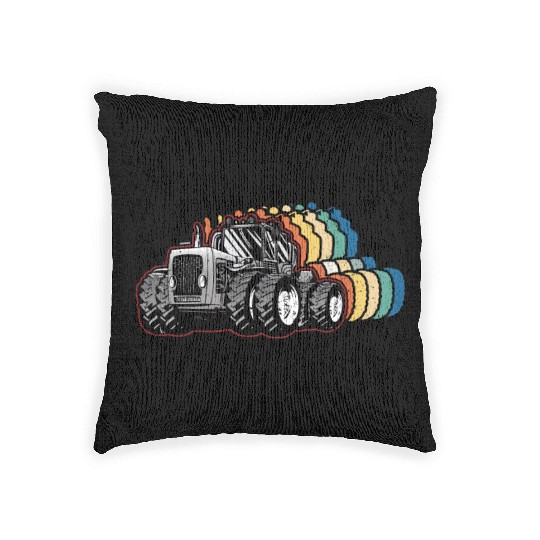 Farming Farmer Retro Vintage Woven Pillows