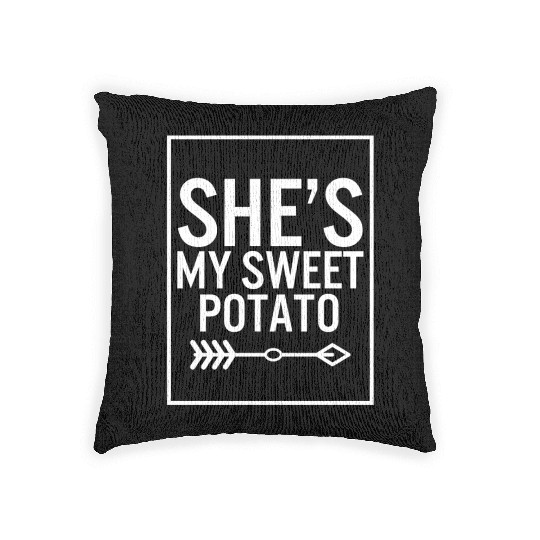 Thanksgiving Woven Pillows, She's My Sweet Potato Arrow
