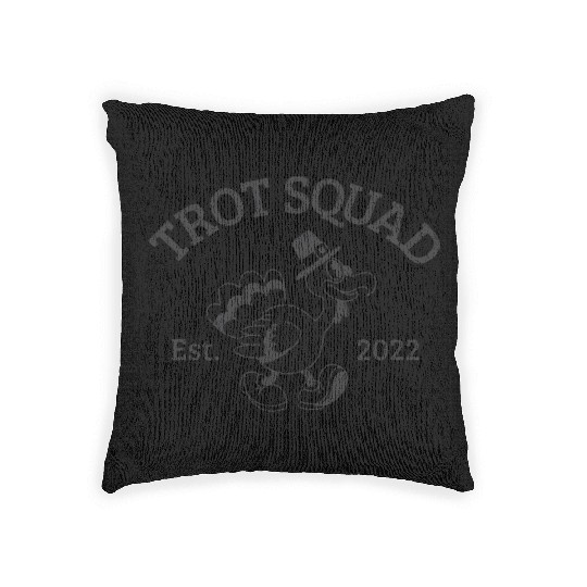 Trot Squad Established 2022 Funny Turkey Trot Woven Pillows