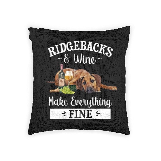 Rhodesian Ridgeback Woven Pillows